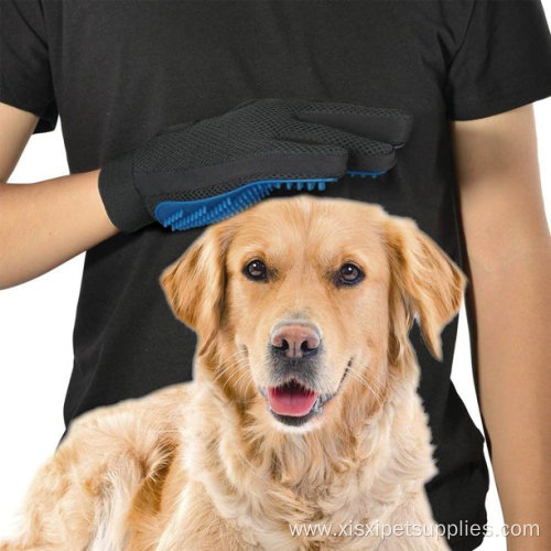 Pet Grooming Glove Dog Cat Gentle Deshedding Brush